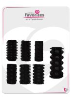All Times Favorites - Set da 7 Guaine  Nero - immagine 9