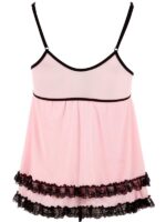 Babydoll con tanga Rosa M - immagine 6