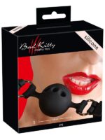 Ball Gag Respirabile  Nero Small - immagine 4