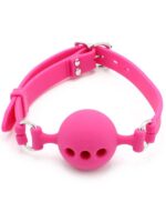 Ball Gag Respirabile  Rosa - immagine 3