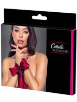 Benda Bondage Satinato Bordeaux Nero - immagine 8