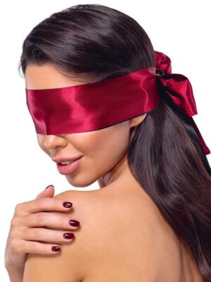 Benda Bondage Satinato Bordeaux Nero