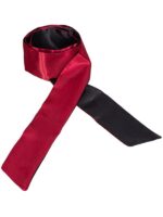 Benda Bondage Satinato Bordeaux Nero - immagine 7
