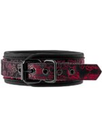 Blaze - Collare + Guinzaglio Drago  Nylon Nero Rosso - immagine 3