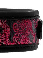 Blaze - Collare + Guinzaglio Drago  Nylon Nero Rosso - immagine 5