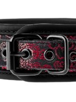Blaze - Collare + Guinzaglio Drago  Nylon Nero Rosso - immagine 6