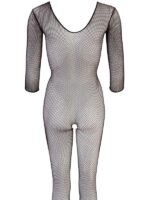Bodystocking Aperta Rete Nero S/L - immagine 4