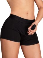 Boxer Strap-On Nylon Nero  M - immagine 2