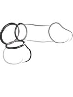 C-RINGZ - Set 3 Anelli  Nero - immagine 2