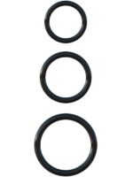 C-RINGZ - Set 3 Anelli  Nero