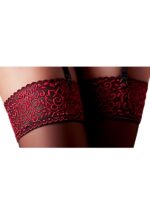 Calze con Fascia in Pizzo Rosso IV - immagine 2