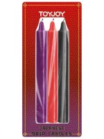 Candele a Goccia Giapponese  3pz Vari Colori - immagine 3