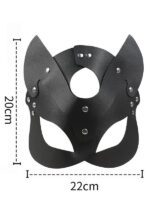 Cat Maschera  PVC Nero S/L - immagine 5