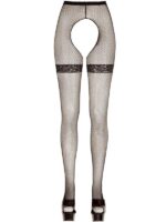 Collant  Pizzo Rete Nero M/L - immagine 3