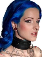 Collare Cuoio Nero  S/M