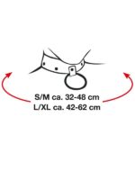 Collare Cuoio Nero  S/M - immagine 7