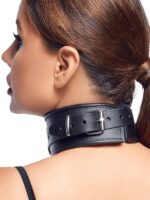 Collare Cuoio Nero  S/M - immagine 5