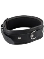 Collare Cuoio Nero  S/M - immagine 2