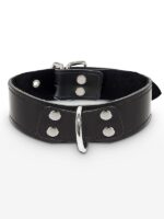 Collare D-Ring Similpelle Nero