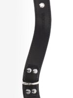 Collare D-Ring Similpelle Nero - immagine 4
