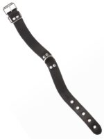 Collare D-Ring Similpelle Nero - immagine 5