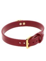 Collare O-Ring  Similpelle Bordeaux - immagine 3
