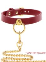 Collare O-Ring  Similpelle Bordeaux - immagine 6