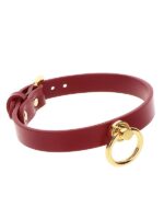 Collare O-Ring  Similpelle Bordeaux - immagine 4