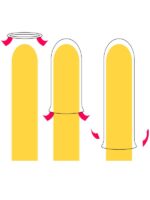 Comodo Pull - Preservativi Senza Lattice  Con Linguetta -  3pz - immagine 3