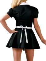 Completino Cameriera Bianco Nero S - immagine 4