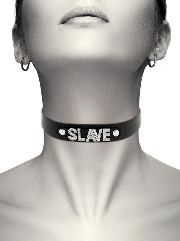 coquette_collare_choker_slave_nero_9433ae561a9d2cfaab7eadd5e00558fe Coquette - Collare Choker Slave Nero - immagine 1
