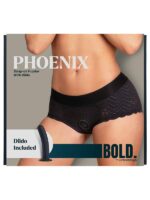 Culotte Strap-On Nylon Pizzo Nero  XL - immagine 15