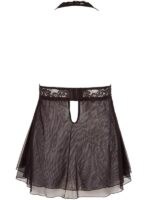 Curvy - Babydoll capezzoli scoperti Pizzo Nero 2XL - immagine 4