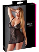 Curvy - Babydoll sensuale Pizzo Nero 2XL - immagine 7