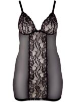 Curvy - Babydoll sensuale Pizzo Nero 2XL - immagine 5