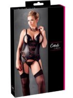 Curvy - Completo Basque Pizzo Nero 2XL - immagine 6