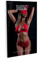 Daring - Bra, Perizoma e Benda Rosso S/M - immagine 13