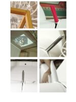 Letto Baldacchino Hugme Pelle Bianco - immagine 11
