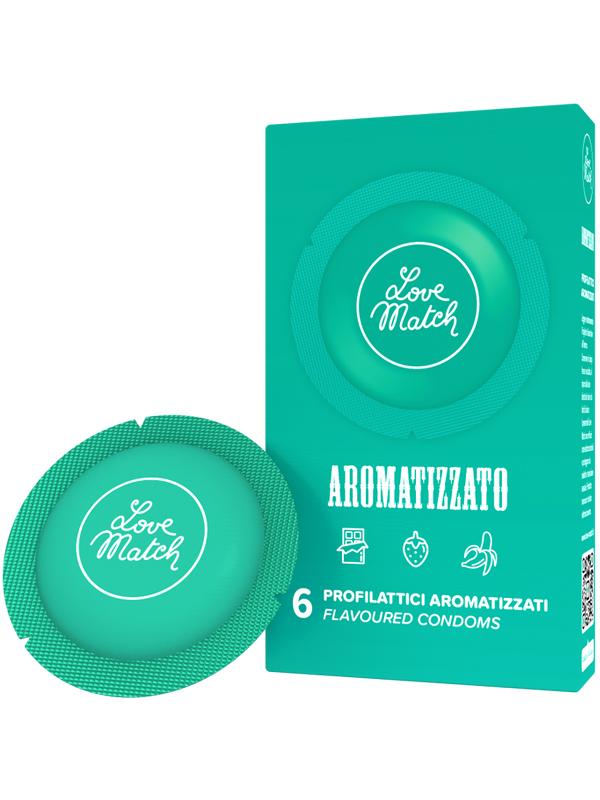 love_match_profilattici_aromatizzati_6pz__8ab7a6afa744003d2a4a8a542a59111c Love Match - Profilattici Aromatizzati - 6pz - immagine 1