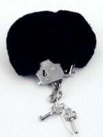 Manette Peluche Love Cuffs  Nero - immagine 2