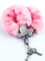 Manette Peluche Love Cuffs  Rosa - immagine 2