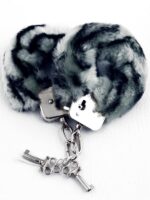 Manette Peluche Love Cuffs  Zebrato - immagine 2
