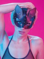 Maschera da Gatta  Nero - immagine 8