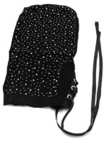 Maschera Diamanti Splendenti  Rete Nero S/L - immagine 7