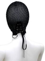 Maschera Diamanti Splendenti  Rete Nero S/L - immagine 5