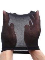 Maschera Effetto Calza Nylon Nero S/L - immagine 2