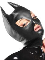 Maschera Gatta-Bat-Woman Elasticizzato  Nero
