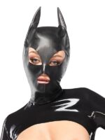Maschera Gatta-Bat-Woman Elasticizzato  Nero - immagine 3