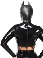 Maschera Gatta-Bat-Woman Elasticizzato  Nero - immagine 2