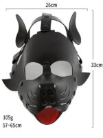 Maschera Puppy Similpelle Nero - immagine 11